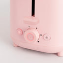 CREATE Pink Toaster with 6 Power Levels and Safety Features