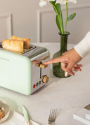 CREATE Toaster Retro Green XL Slots 850W