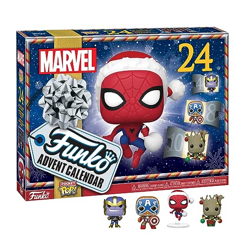 Funko - Marvel Holiday Advent Calendar, Multicolor Funko Pop! Edition