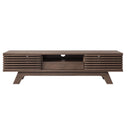 BTM Retro Style Wood TV Unit with Storage