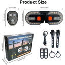 Onbicle - Wireless Bicycle Taillight with Remote Control, IPX5 Waterproof, USB Rechargeable