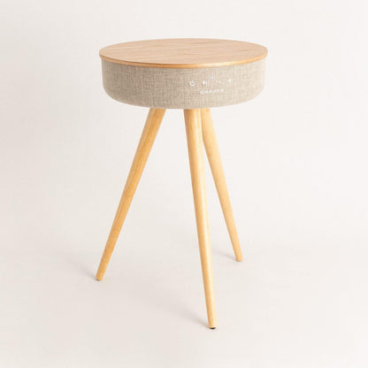 CREATE Speaker Table 360 Natural Wood Table Speaker