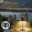 Klighten - 2pcs Dimmable Wireless Table Lamp, USB-C Rechargeable, IP54 Waterproof