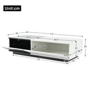 MURUL Marble Effect Veneer Two Door Coffee Table