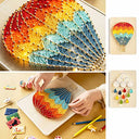 Cutefiy - DIY String Art Kit with LED Light, Complete Accessories & Frame