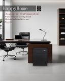 Happy Home 3 Drawer Lockable Wooden Document Cabinet