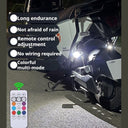 Generic - RGB Car LED Lights with Wireless Remote, USB Charging, 8 Colors