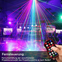 Littleboyny - DJ Disco Light with LED RGB Projection, Music Control & DMX UV Effects