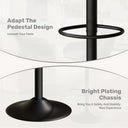 Hawthyhome Adjustable Bar Stools Set of 2 with PU Leather