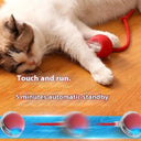 Generic - Interactive LED Cat Toy Ball with Tail Rope, Electric Self-Rolling