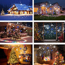 AMZ - LED Snowflake Projector Light With Remote Control & Timer