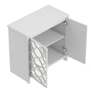 Galano Iris 2 Door Sideboard with Acrylic Mirror Doors