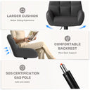 Hawthyhome Adjustable Bar Stools Set of 2 with PU Leather