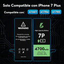 LL Trader - High Capacity 4700 mAh Battery for iPhone 7 Plus, 0 Cycle, Tool Kit Included