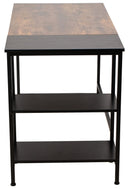 CLP Ocala Wooden Office Desk with Attached Shelf