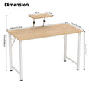 Chleby Yellow Minimalist Computer Desk with Storage