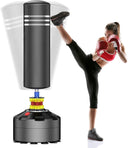 Moziel Free Standing Adult Punching Bag - Black/White