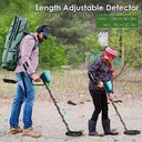 Hiuyrfs - Waterproof Metal Detector with Rechargeable Battery, Adjustable Height, High Accuracy