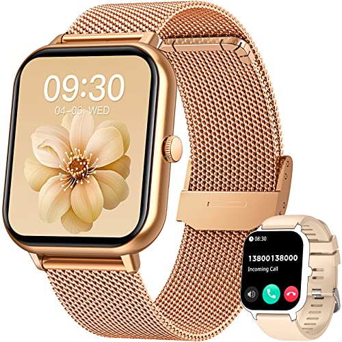 SmartTech - Women's Smartwatch With Fitness Tracker & Bluetooth Call Monitor