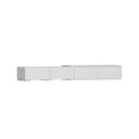 FUFU&GAGA Modern White TV Cabinet with Integrated TV Mount