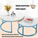 Generic Modern Round Nesting Coffee Table Set of 2