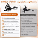 DMASUN Magnetic Rowing Machine for Home Gym with 16 Resistance Levels