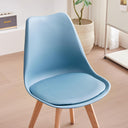 HJhomeheart Modern Blue Dining Chairs Set of 4 with Removable Cushions