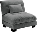 Generic 27" Armless Sofa - Gray