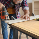 LARBANKE Heavy Duty Workbench with Adjustable Height