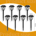 GIGALUMI 6 Pack Solar Garden Lights - Waterproof LED