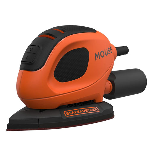 BLACK + DECKER - 55W Mouse Sander With 15 Accessories In Softbag