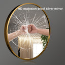 LIYANJJ Premium Quality Round Wall Mirror with Metal Frame