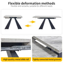 HOXINBLY Extendable Modern Dining Table