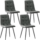 JIJIAN Dining Chairs - Dark Grey Fabric