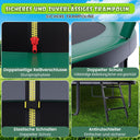 SAIBERTAN FITNESS SAIBERTAN Outdoor Trampoline with Safety Net and Lad
