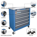 LARBANKE 5-Drawer Rolling Tool Chest with Lockable Cabinet