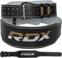 RDX - 4 Inch Leather Weightlifting Belt for Bodybuilding & Powerlifting Support