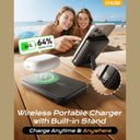 Chusii - 12000mAh MagSafe Portable Charger with PD 20W Fast Charge & Stand