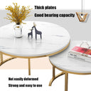 Generic Modern Round Nesting Coffee Table Set of 2
