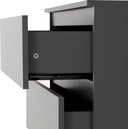 Seconique Malvern 4 Drawer Chest in Grey