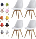 MCC Direct EVA Dining Chairs Set of 4 White