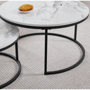 GrandCA HOME Stackable Round Coffee Tables Set