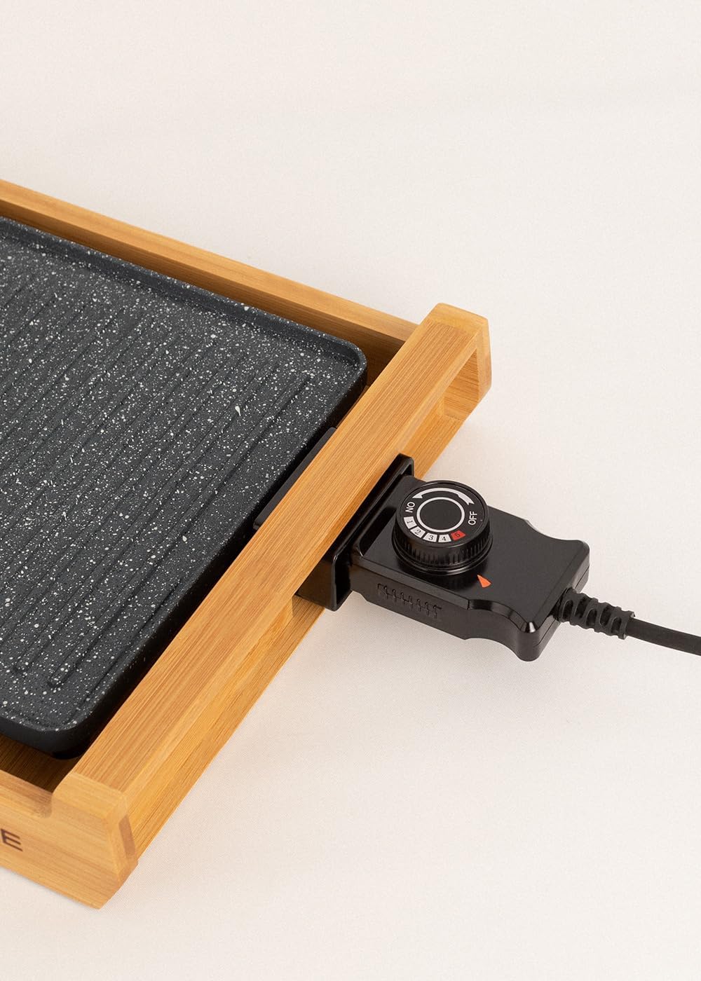 CREATE Stone Flat Bamboo Electric Grill 1800W