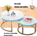 Generic Modern Round Nesting Coffee Table Set of 2