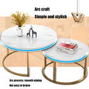 Modern Round Nesting Coffee Table Set