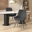 Nalupatio Modern Dining Chairs Set of 2 - Black