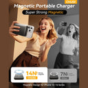Chusii - 12000mAh MagSafe Portable Charger with PD 20W Fast Charge & Stand