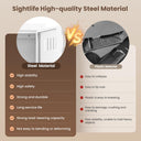 Sightlife Metal Storage Cabinet for Brooms and Mops