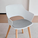 GrandCA HOME Nordic Kitchen Chairs Set of 4 with Solid Wood Legs