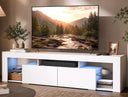WLIVE Modern LED TV Cabinet with Storage for 55-70 Inch TVs